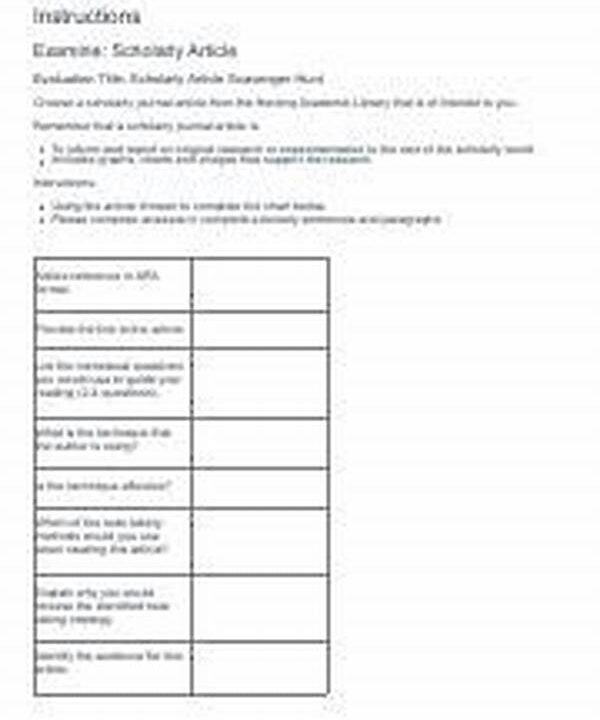 Critical Assessment Of Scholarly Articles
